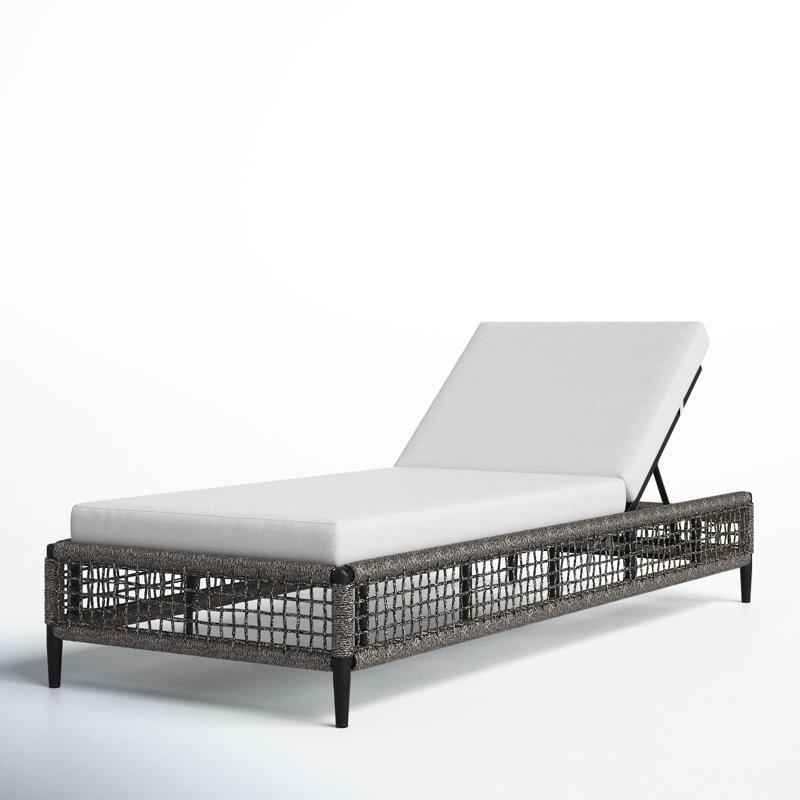 Joss & Main Scotia Outdoor Patio Adjustable Chaise Lounge Chair In ...